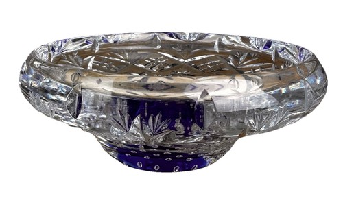 Art glass dish cut - glass,