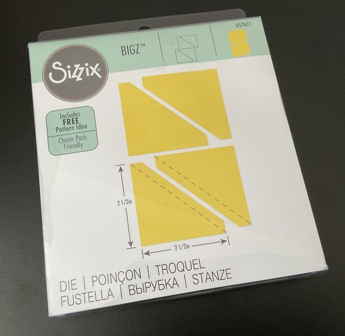 Sizzix bigz die half square - half,
