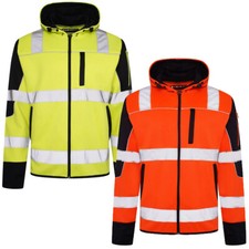 Hi Vis Zip Hoodie Reflective