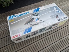 RC Helicopter Concept EP Vintage 90s Heli kyosho Radio Controlled, Original Box!