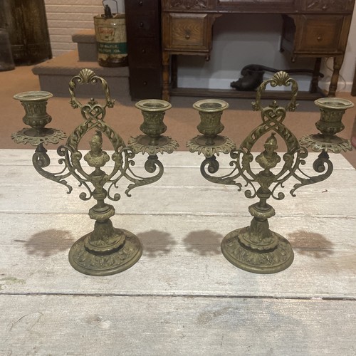 French style candelabra pair - french,