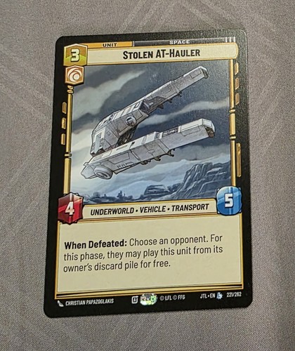 Star wars unlimited stolwn - wars, at