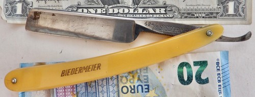 Old straight razor biedermeier - razor,