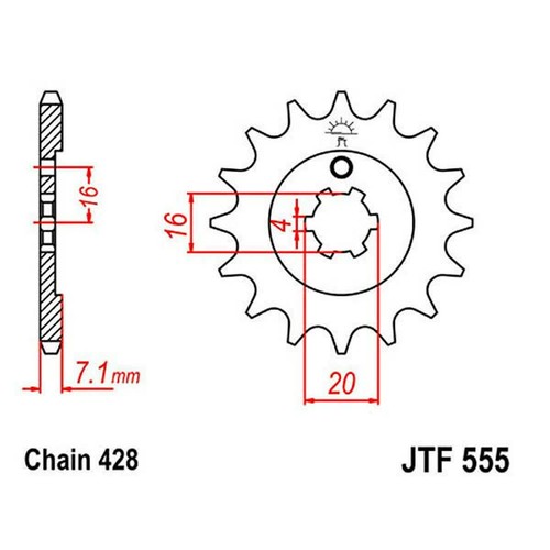 Sprocket z13 428 - sprocket,