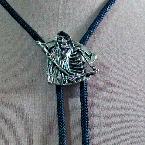 Goth bolo bootlace tie - goth,