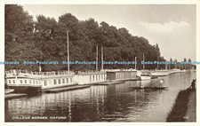 R596440 College Barges Oxford