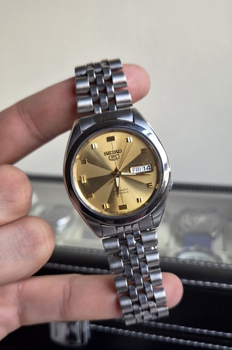 Seiko gold dial 7s26 - 5,