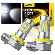 2x AUXITO H11 H8 H16(JP) LED