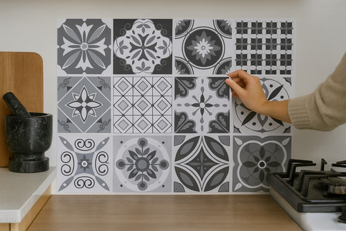 Tile stickers mosaic - tile,