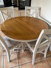 Solid Oak Breakfast Table And