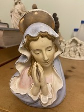 Virgin Mary Ceramic Bust
