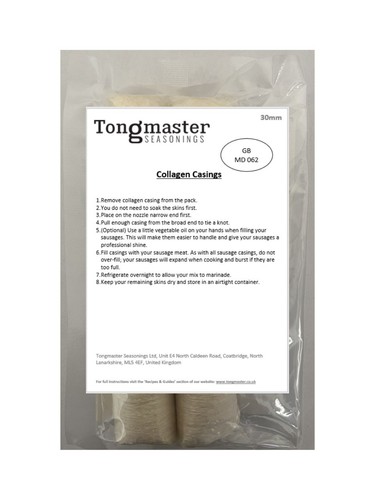 30mm pack sausage casings - 30mm, 2