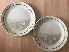 Royal Doulton Lambethware Florinda 26cm Dinner Plate x2