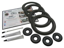 KEF Reference 104/2 Woofer Foam Surround Repair Kit Donut Dust Caps FSK-KEF104C