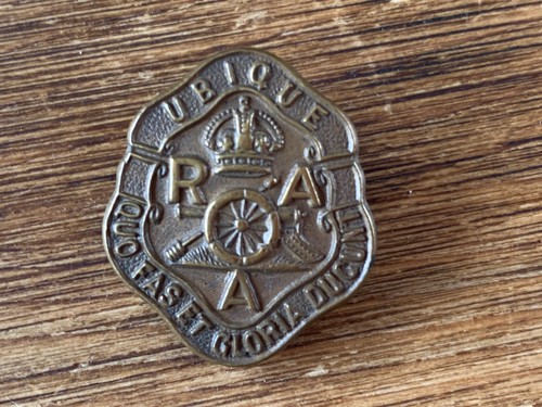 Royal artillery brass ubique - royal,