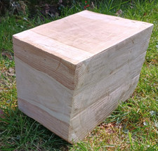 Cube log tea coffee table side