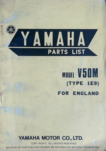Yamaha v50m 1977 model - model,