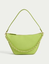 Marks & Spencer Womens Green Shoulder Women Bag - M&S