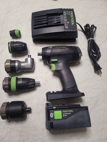 Festool drill with 2 ah - with,