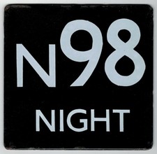 London Transport enamel bus