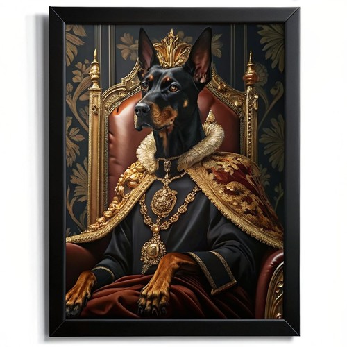 Royal black doberman pinscher - royal,