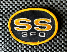 CHEVROLET SS 350 CAMARO MUSCLE CAR EMBROIDERED SEW ON ONLY PATCH 3 1/2" x 2 1/2"