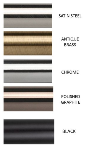 Metal curtain pole replacement - curtain,