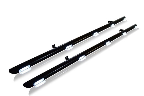 Black side bars white - black,