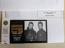 Genuine Oasis Souvenir Ticket, Live 25, Manchester, Heaton Park, July 19th 2025