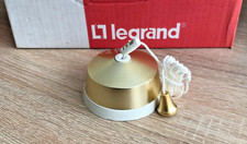 Gold 1 Way Ceiling Pull Switch