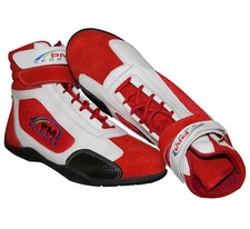 Adult Red Karting / Race/Rally/Track Boots Shoes with Synthetic Leather/Suede