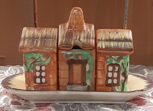 Vintage hand painted cottage - painted,