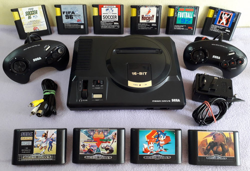 Sega mega drive console - sega,