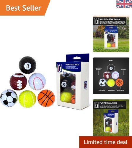 Funny multicolor golf balls - multicolor,