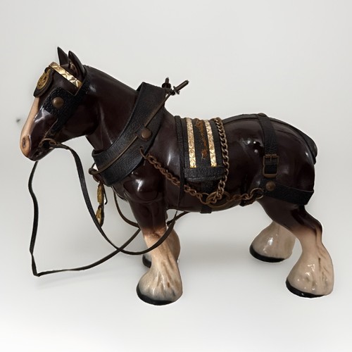 Vintage large shire horse - large,