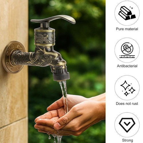 Decorative vintage garden tap - decorative,