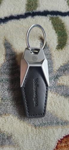 Volkswagen leather keyring - volkswagen,