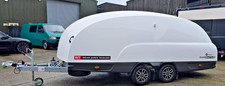 New Brian James Race Shuttle 2 14ft x 6ft Enclosed Car Trailer Transporter LED