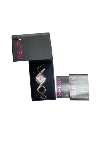 Seksy loop pink dial - loop, stainless
