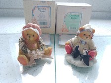 Cherished Teddies Christmas/Winter lot of 2 Kristen, Priscilla boxed