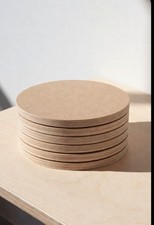 Wooden 12mm MDF circle  Craft
