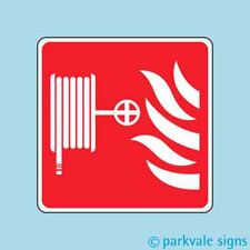 Fire Hose Reel Logo Sign