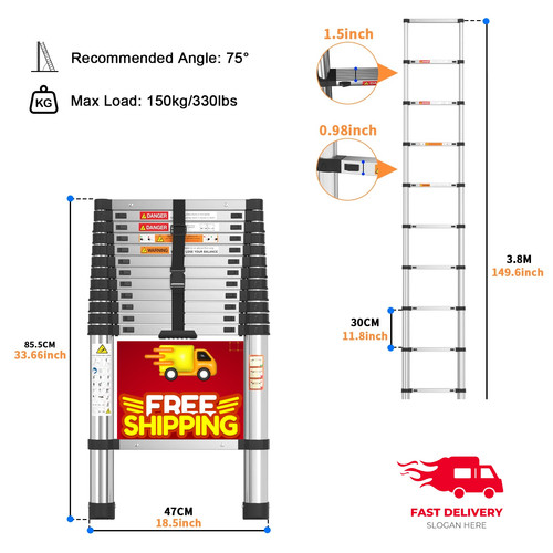 3 8m stainless - stainless, steel