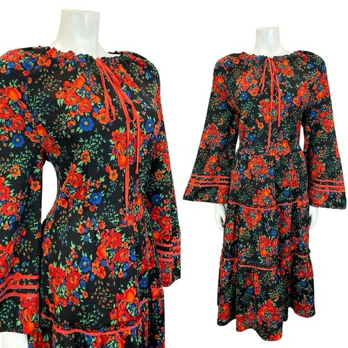 Vtg 60s 70s - black, blue