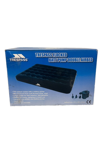 Trespass flocked battery - battery, pump
