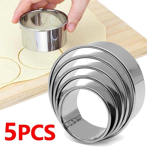 5pc stainless steel round - 5pc,