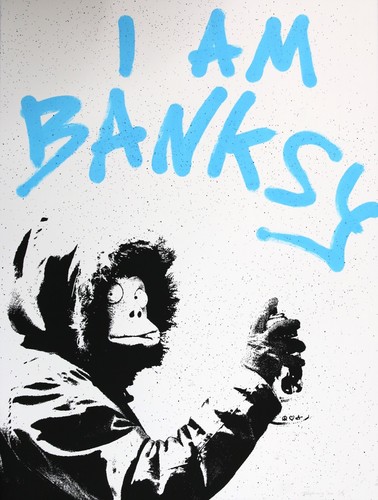 Tchewy22 signed banksy - am,