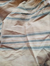 Ralph Lauren Tres Grand Tan & Green Stripe Twin Fitted Sheet 