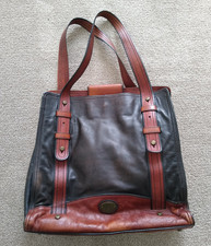 FOSSIL Leather Black & Brown