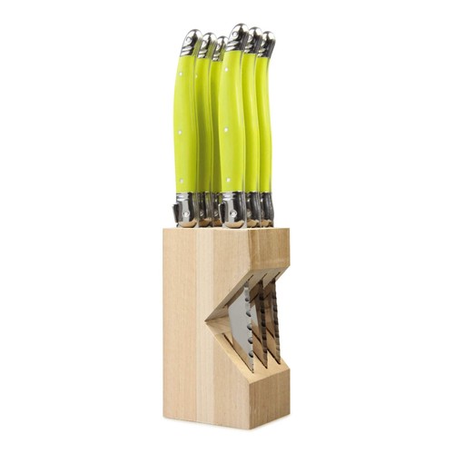 Piece steak knife set in - steak,
